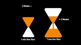 How to get 9 Minutes with only a 4 min and 7 min hour glass