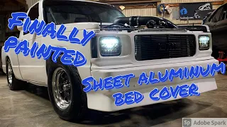 sheet aluminum bed cover/ and race truck update