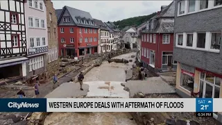 Western Europe deals with aftermath of floods