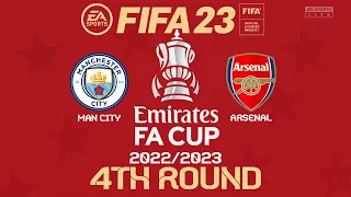 FIFA 23 Manchester City vs Arsenal | FA Cup 22/23 4th Round | PS4 Full Match