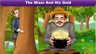 The Miser And His Gold | English Stories | Bedtime Story| Fairy Tales| Panchatantra