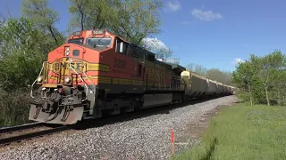 5 11 2024 CP EB Empty Phosphate Train in Brookfield Wi BNSF Leader