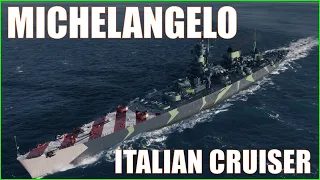 Michelangelo Italian Heavy Cruisers CA World of Warships Wows Preview