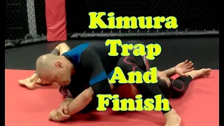 Kimura Trap And Finish From Side Control #kimura #grappling #jiujitsu #bjj