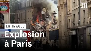 Une explosion détruit un immeuble à Paris