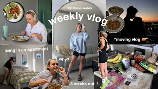 WEEKLY VLOG | moving into an apartment | 3 weeks out | unpacking | early mornings | Conagh Kathleen