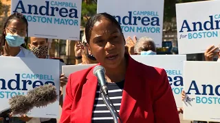 Boston mayoral candidate Andrea Campbell calls out Acting Mayor Kim Janey over attack ad