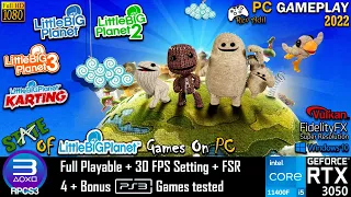 State Of LITLLE BIG PLANET Games on PC | RPCS3 | Playable | PS3 Emulator | 1080p30FPS | 2022 Latest