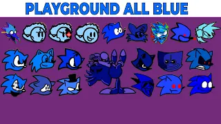 FNF Character Test | Gameplay VS My Playground | ALL Blue Test