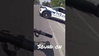 laughing at peel police for telling me not to be on my phone while riding a bicycle. lol