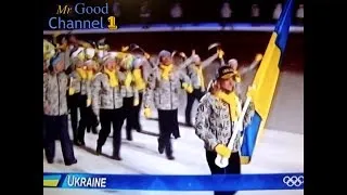 Украина Сочи 2014 Олимпийские игры выход спортсменов