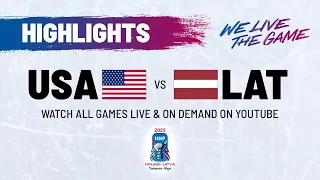 Highlights | USA vs. Latvia | 2023 #IIHFWorlds