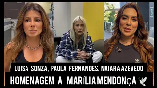 Luisa Sonza, Paula Fernandes, Naiara Azevedo |HOMENAGEM A MARÍLIA MENDONÇA 🕊