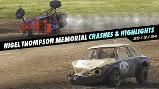 Autograss Crashes/Highlights, Scunthorpe (Blyton), Nigel Thompson Memorial, 30/3/24