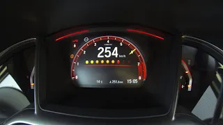 Honda Civic Type R 2018 acceleration & top speed 0   283 km h Full HD