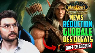 WOW SOD : UNE REDUCTION GLOBALE DES DEGATS EN PVP ! Buff PVE du chasseur et équilibrage des factions