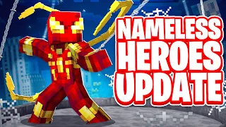 Minecraft's Nameless Heroes NEW Update! -  Fisk's Superhero Mod Review