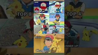 Ash pokemon journey|pokemon championship #pokemon #anime #1k