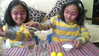 Science Experiments for kids #DazzlingSannaSayana