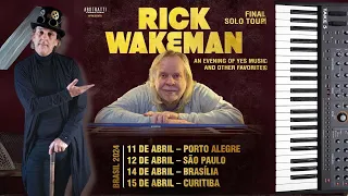 RICK WAKEMAN FINAL SOLO TOUR NO BRASIL