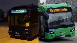 【Umeå】Samling av Ultra-sällsynta ledbussar (2022-2023)