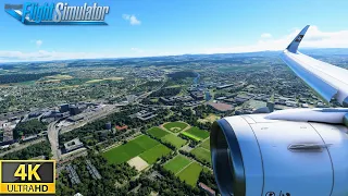 Ultra Graphics Realistic approach Zurich Switzerland - Microsoft Flight Simulator 2020 4K