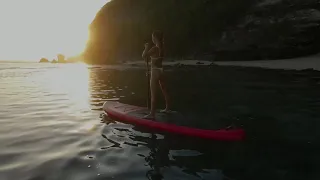 A Relaxing SUP & Paddle Board Session by the Beach