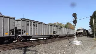 Westbound NS loaded coal train at Enon Valley, PA