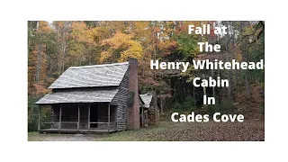 Fall at The Henry Whitehead Cabin in Cades Cove