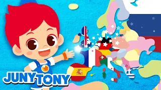 *NEW* World Capital Song 2 | Explore World Songs for Kids | Kindergarten Song | JunyTony