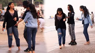 कपड़े फाड़कर बनाई Half Girlfriend || S€ducing Prank On Sexy Girl || S€ducing prank || Ishaan Khan