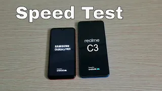 Samsung Galaxy M01 vs Realme C3 Speed Test