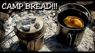 Baking PERFECT CAMP BREAD - SIMPLE Recipe - Usng A Billy Can Or Pot - BUSHCRAFT Camping Recipe