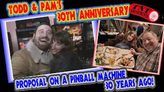#1814 Todd Tuckey celebrates 30 years of Marriage to Pam!  Here is the actual Proposal on a Pinball!