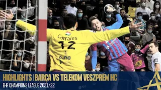 HIGHLIGHTS | #MOTW | Barça vs Telekom Veszprém HC | Round 12 | EHF Champions League 2021/22