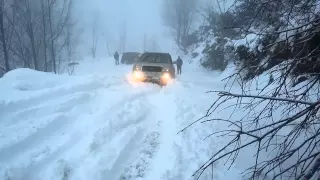 SUBARU FORESTER STB IN DEEP SNOW 2