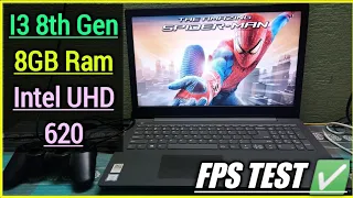 The Amazing Spider Man Game Tested on Low end pc|i3 8GB Ram & Intel UHD 620|Fps Test 😇|