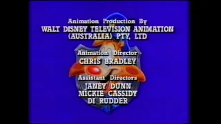 Bonkers Outro + Swedish Credits (Retail VHS?) (DiSNEYKiDS)