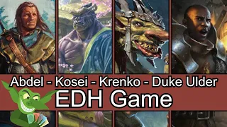 Get out of here blue! Abdel vs Kosei vs Krenko vs Duke Ulder #edh #cmdr game play