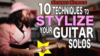 Techniques To Stylize Your Guitar Solos