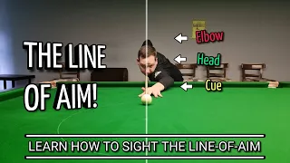 Snooker LINE OF AIM is VERY Important
