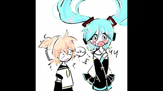 poor miku... (miku x len) #shorts #vocaloid #kagaminelen #hatsunemiku #lenku #mikulen