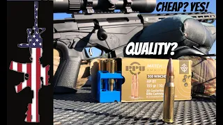 .308 PPU 155 gr Match vs. Federal 168 gr Gold Medal Match....Winner?