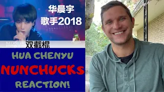 Actor and Filmmaker FIRST TIME REACTION - HUA CHENYU "NUNCHUCKS!"