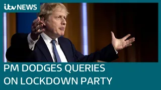 Fury as Boris Johnson dodges questions about lockdown-breaking party | ITV News