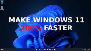 How to Make Windows 11  Faster [2023] 200% Faster PC & Laptop | Change These Windows 11 Settings