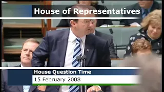 House Question Time - 15 February 2007 (Mark Vaile as Acting Prime Minister)