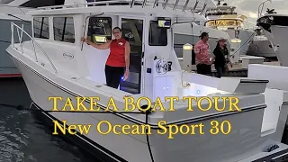 Boat Tour | New 2023 Ocean Sport 30