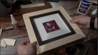 Build a picture frame for $0.50 using 2 basic tools in under 20 minutes