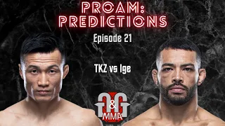 UFC Vegas 29 The Korean Zombie vs Dan Ige: ProAm Predictions & Preview